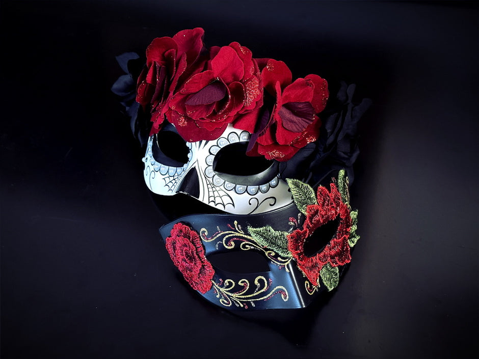 Dia de los Muertos Masks & Day of the Dead Masks for Sale – Masquerade ...