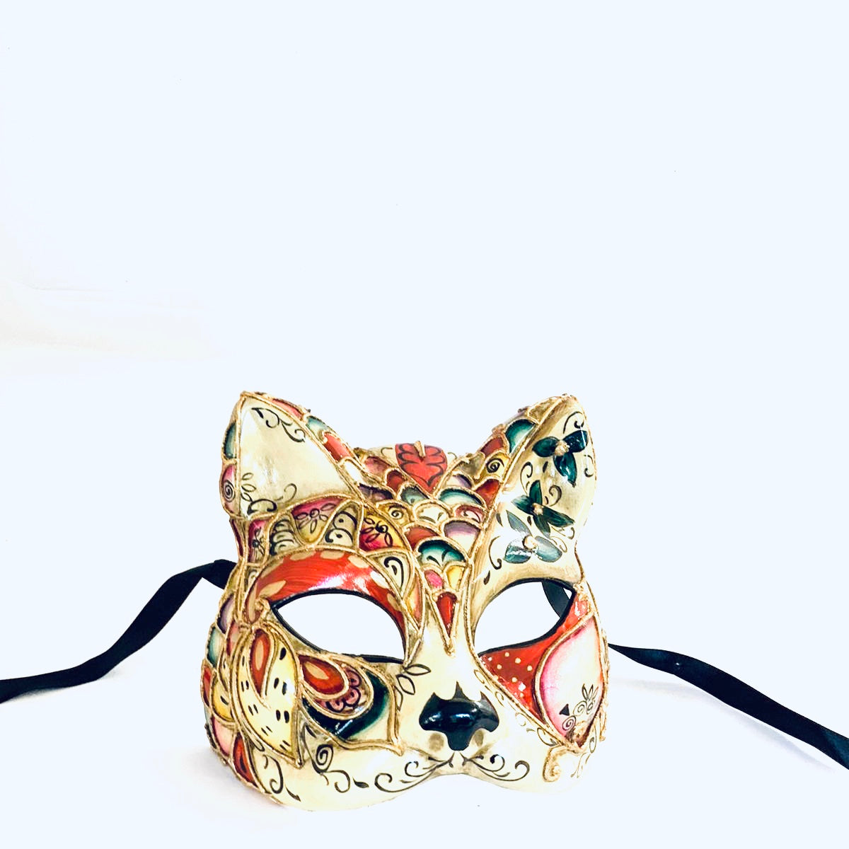 Ornate Venetian Gatto Mask
