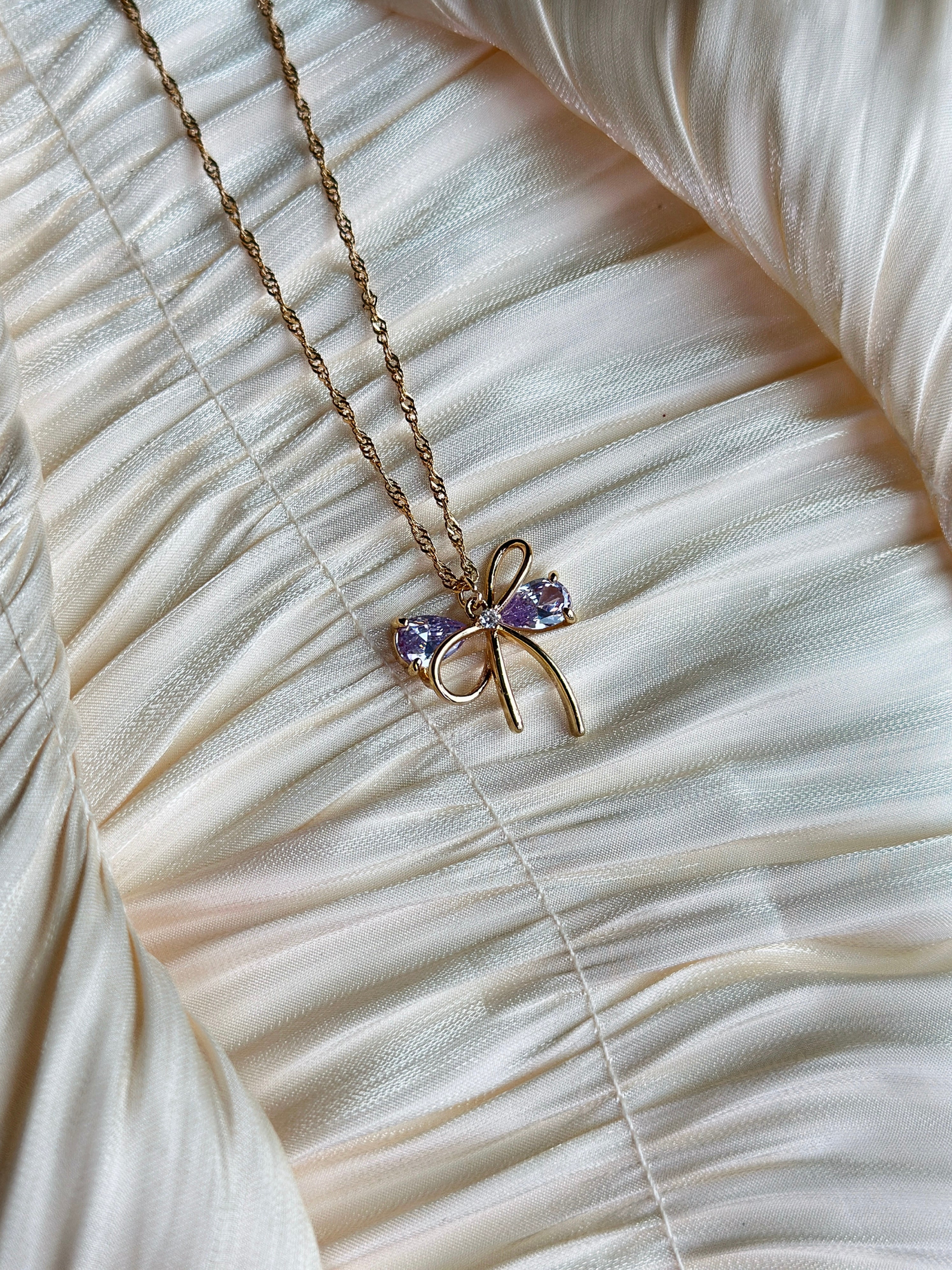 Roselle - Necklace (Lavender)