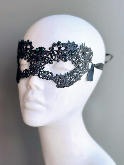 Princess Lace Mask - Black