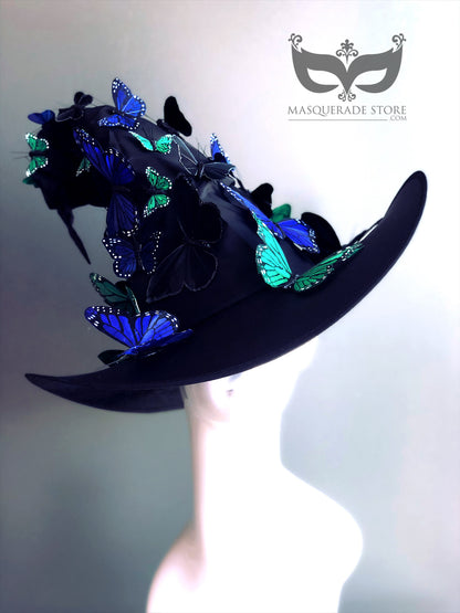 Signature Witch Hat - Blue and Green