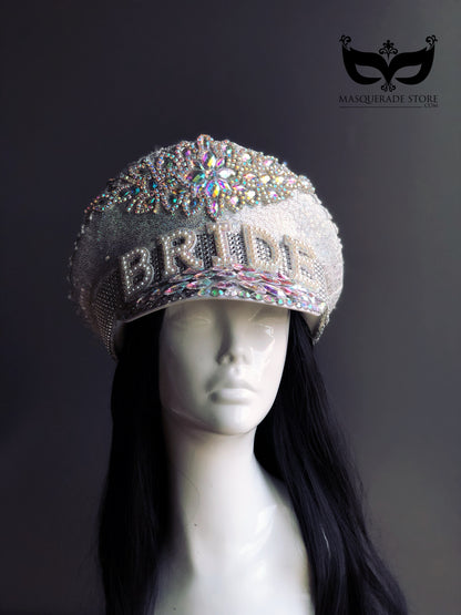 Captain Hat - Iridescent Bride