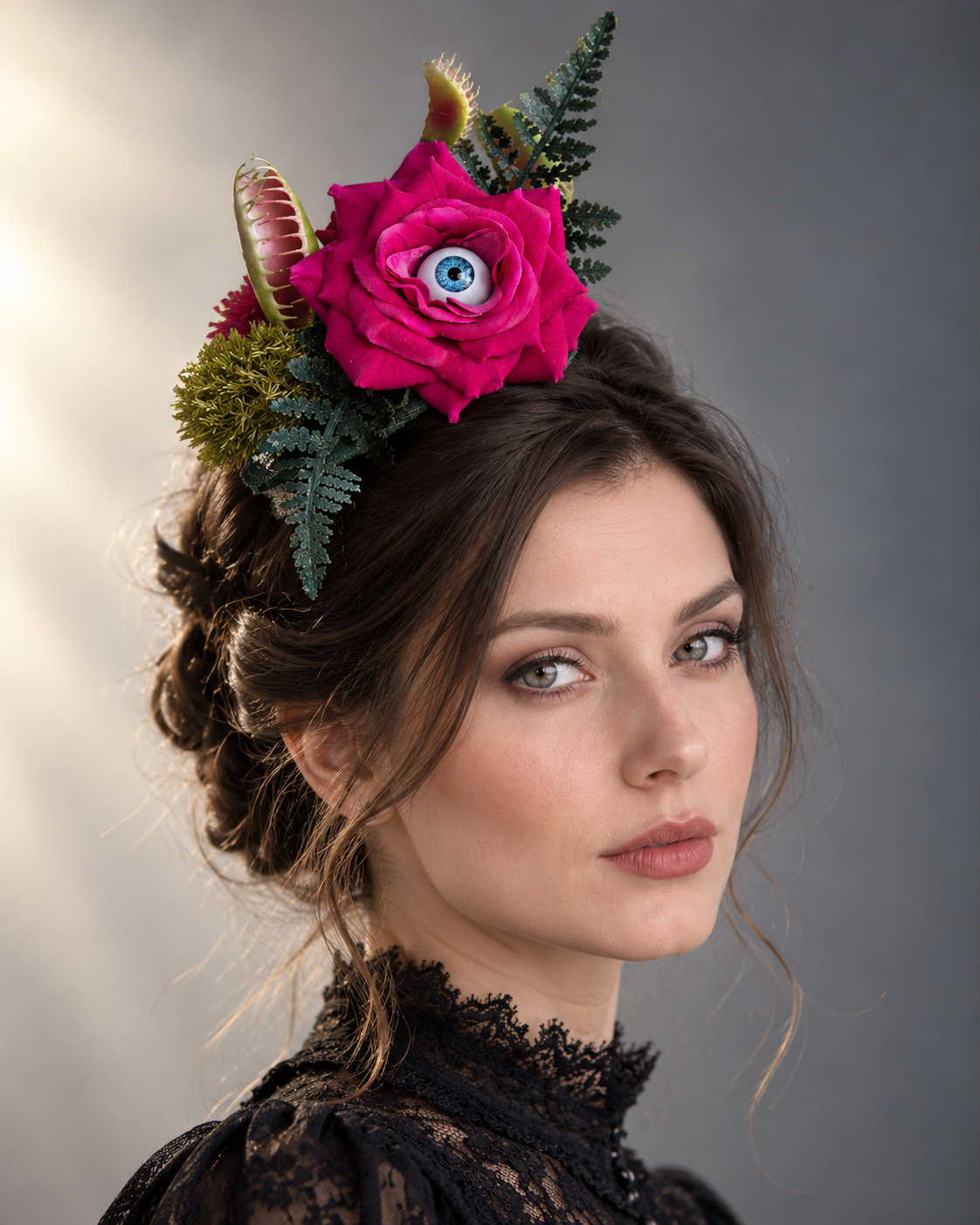 Bewitched Rose Fascinator