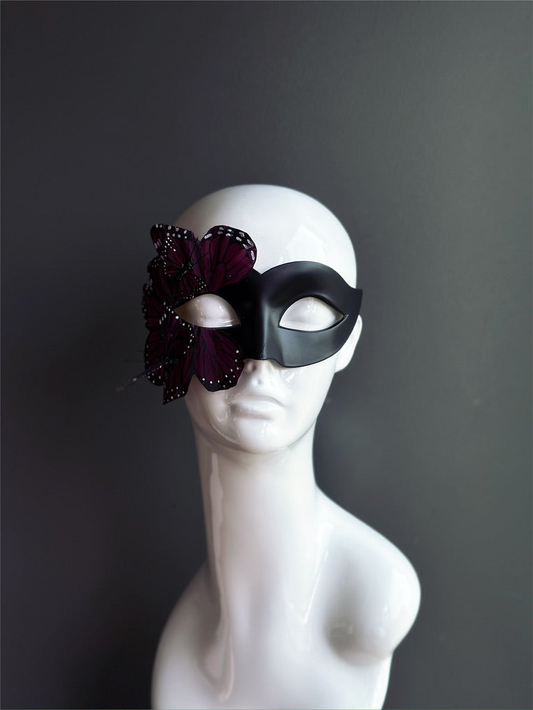 Butterfly Mask - Black and Purple