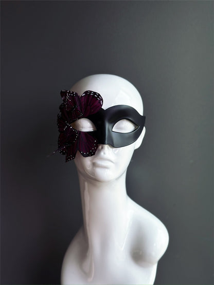 Butterfly Mask - Black and Purple
