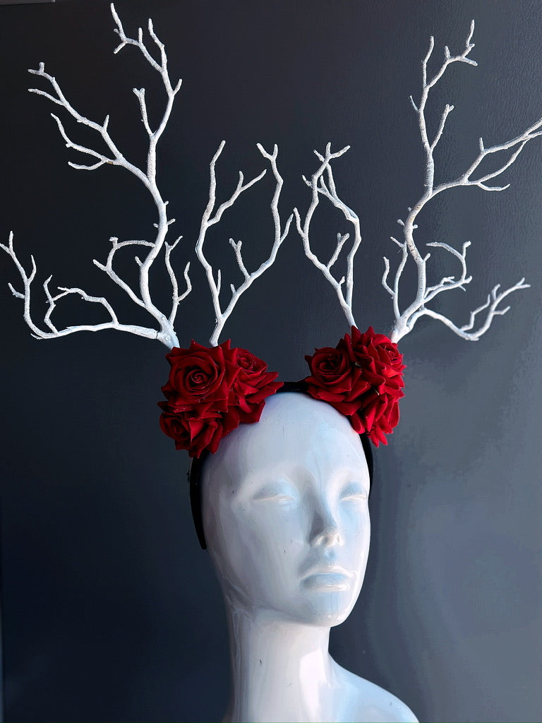 Woodland Headband - Crimson Fairy