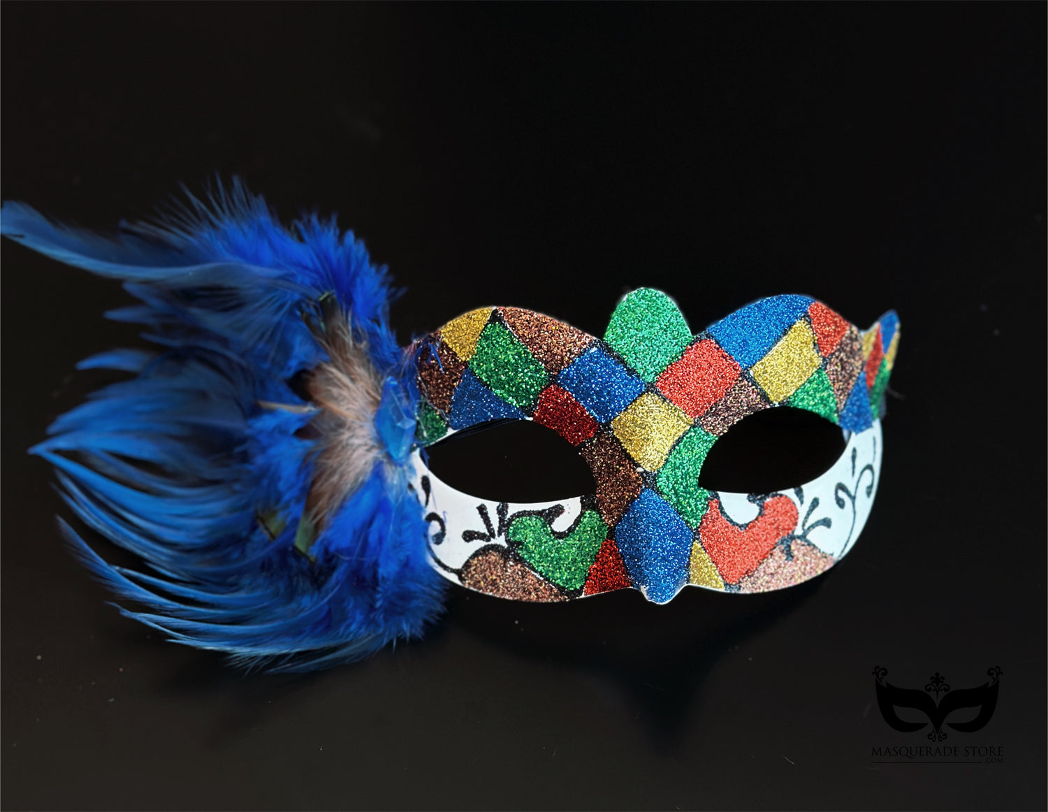 Bulk Masks - Harlequin Feather Carnival Collection