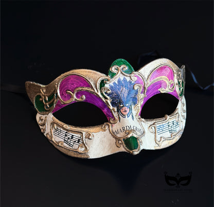 Bulk Masks - Mardi Gras Melody Collection