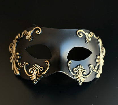 Roman Mask - Gold/Black