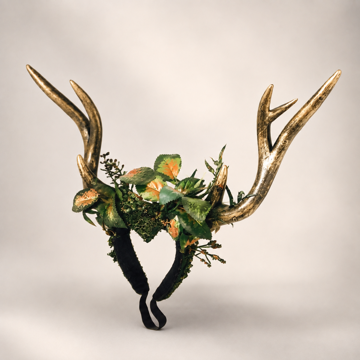 Deer Antler Headdress - Woodland Forest