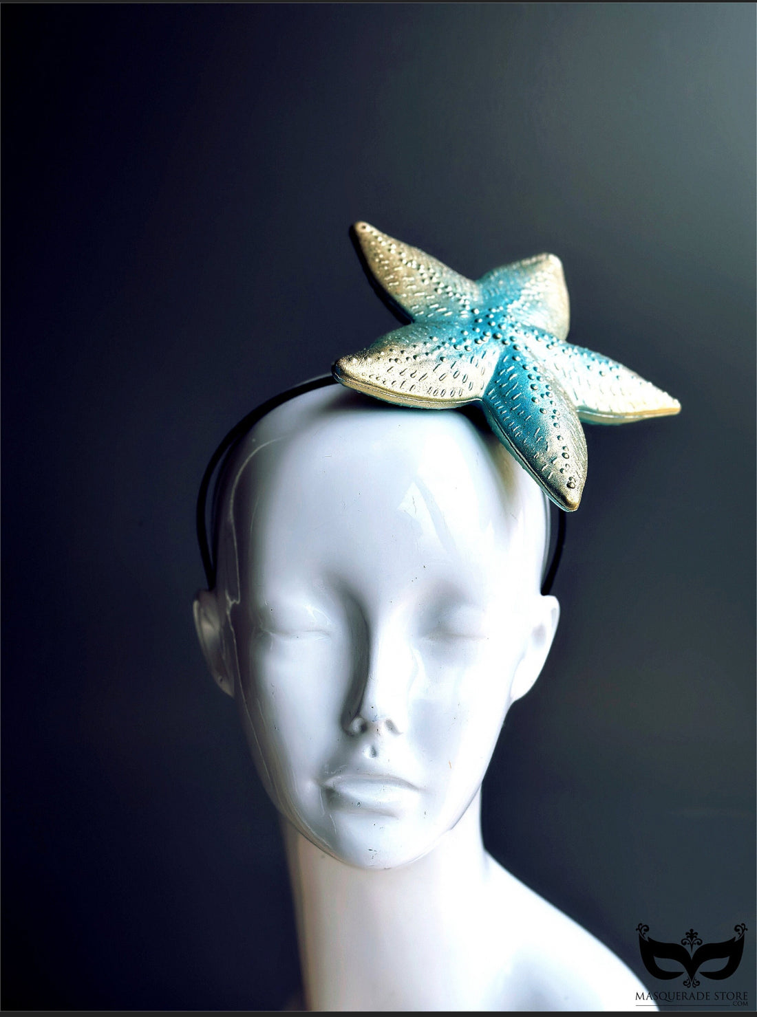 Starfish Fascinator - Ocean Gold