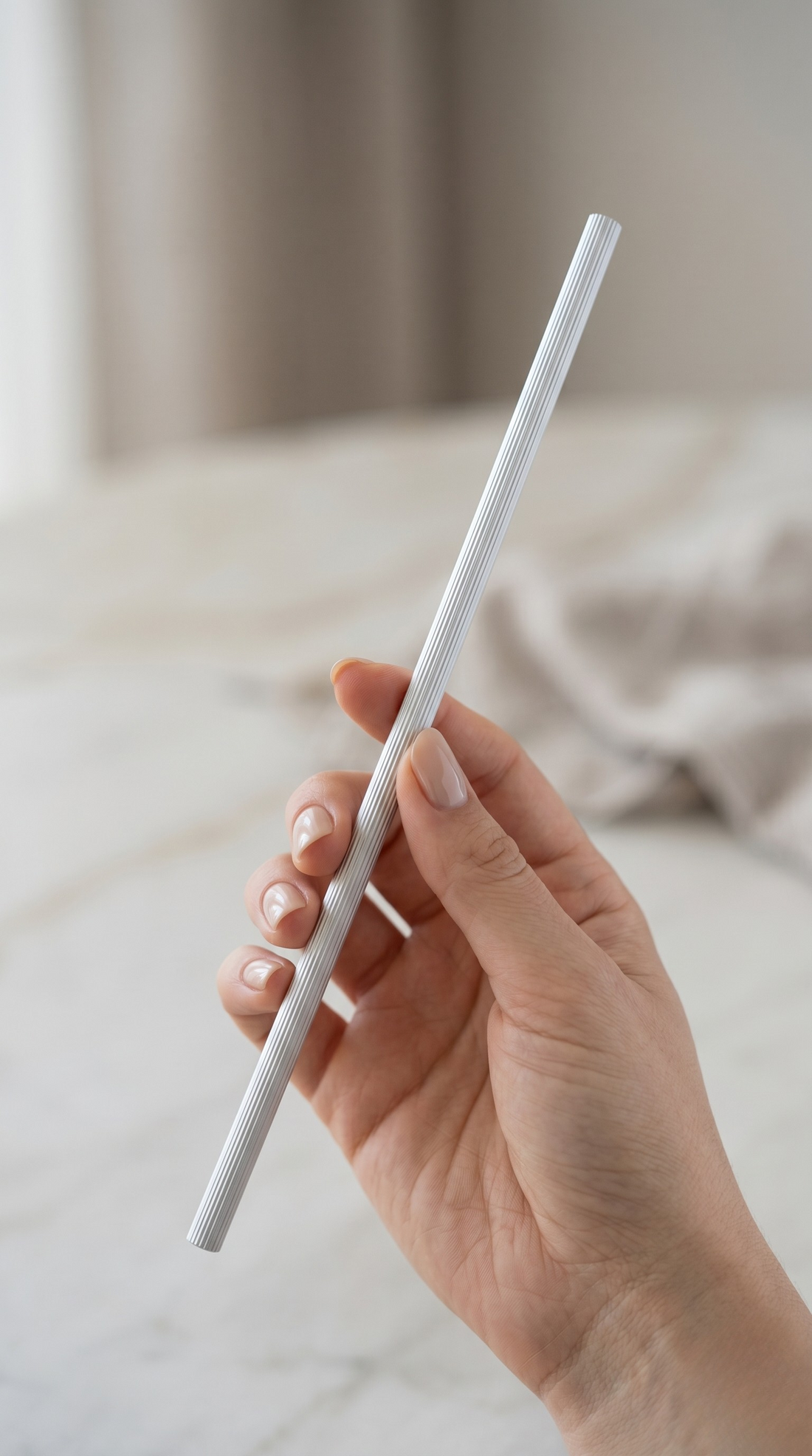 Add A Handheld Stick - White No Tassel
