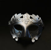Silver charcoal masquerade men&