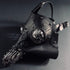 Grid black eye plague masquerade mask