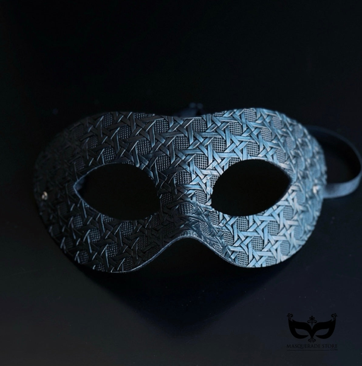 Midnight Weave Men Mask -  Black