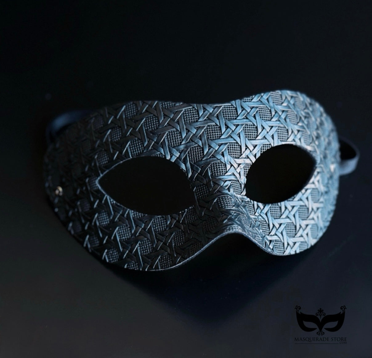 Midnight Weave Men Mask -  Black
