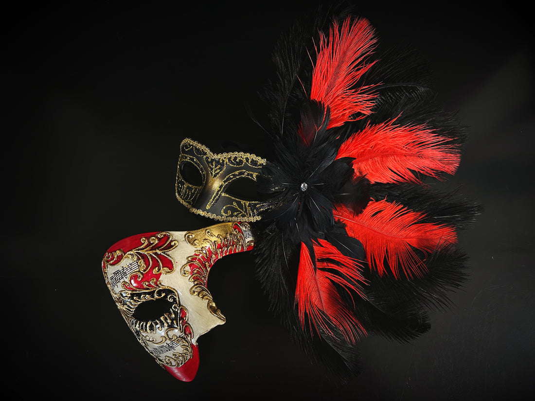Baroque Flame – Red Gold &amp; Black