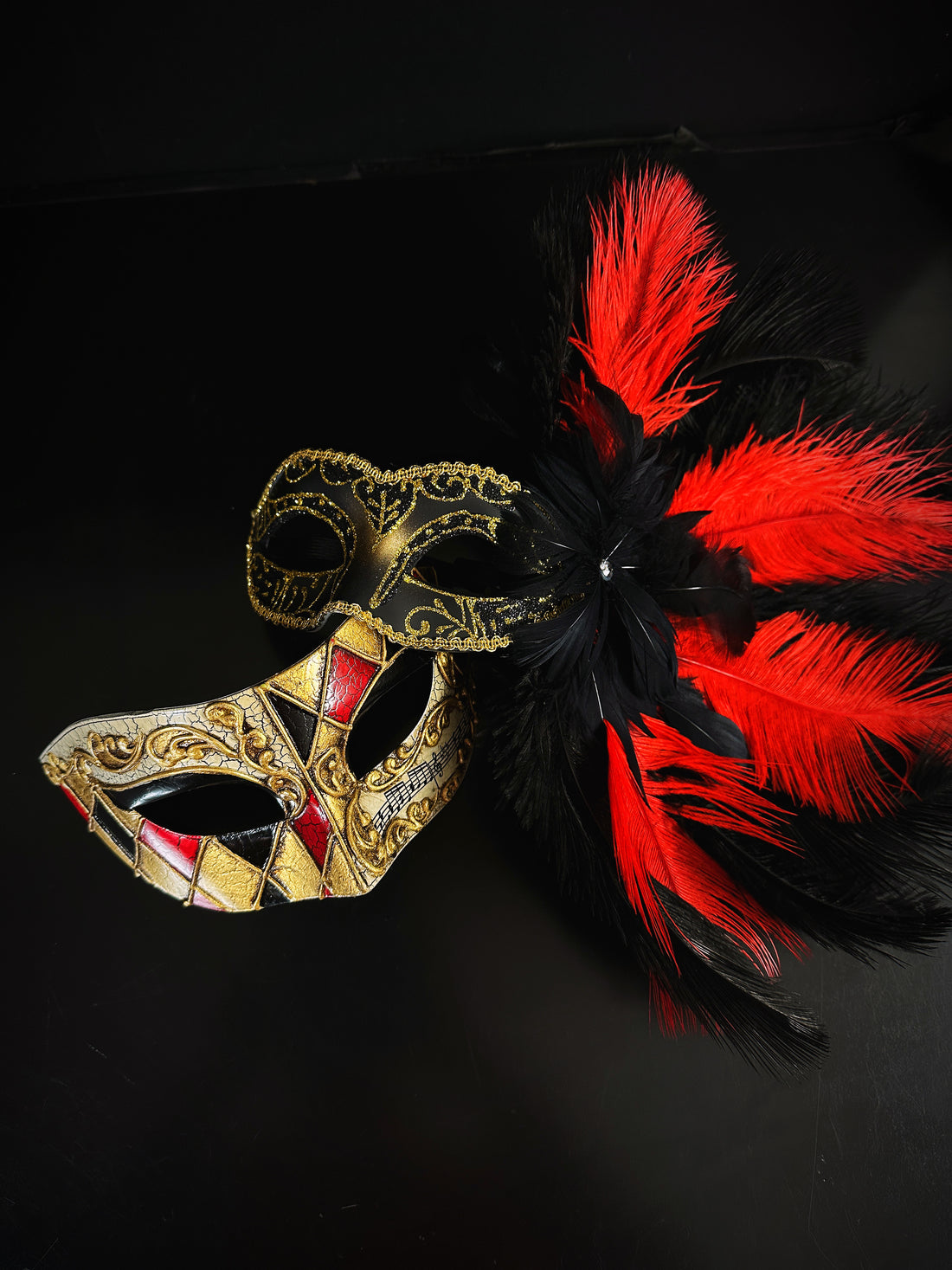 Crimson Sonata – Red Gold &amp; Black