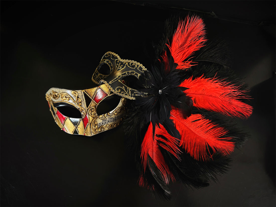 Crimson Sonata – Red Gold &amp; Black