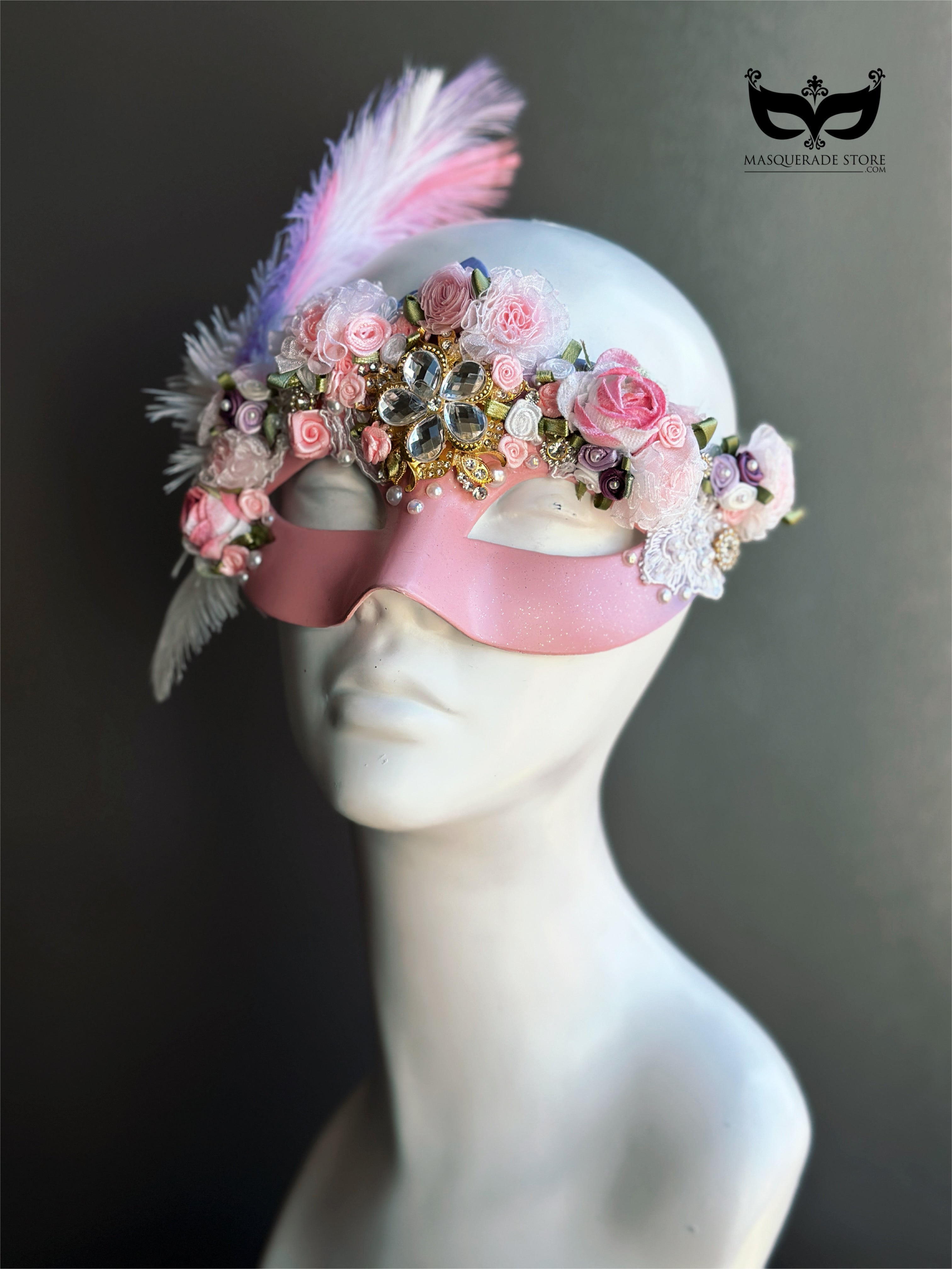 Blush Reina - Quinceañera Masquerade Mask