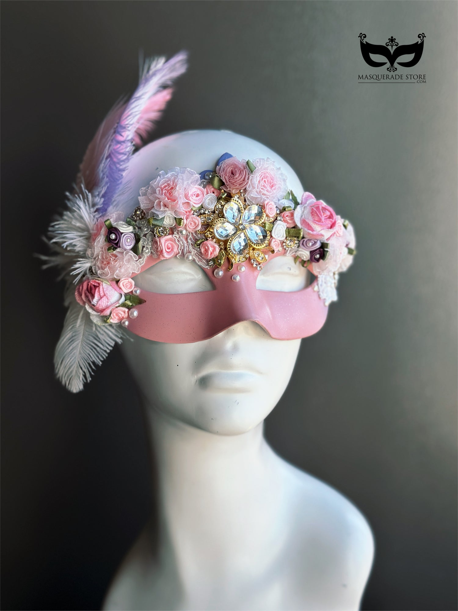Blush Reina - Quinceañera Masquerade Mask