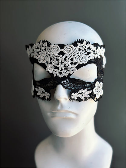 Moonlit Garden Lace - Men Mask