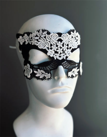 Moonlit Garden Lace - Men Mask