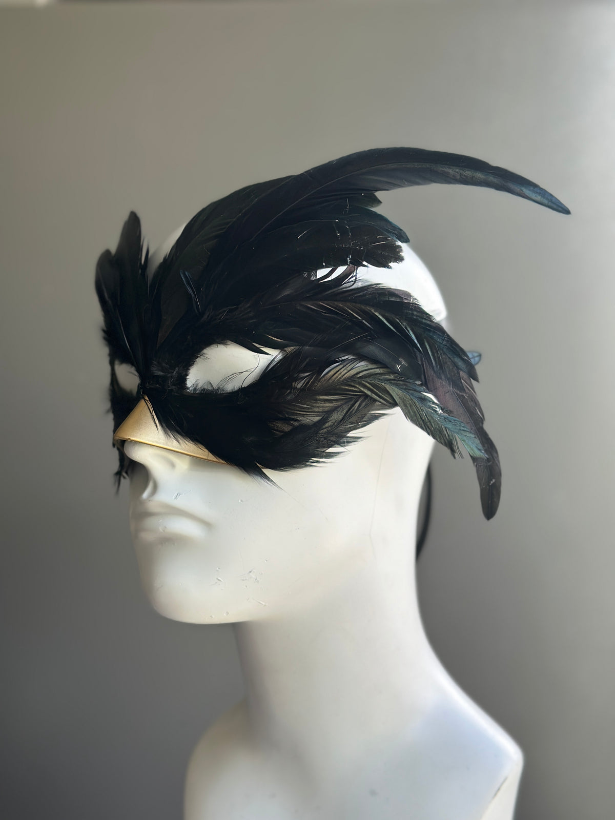 Raven Wing Masquerade Mask