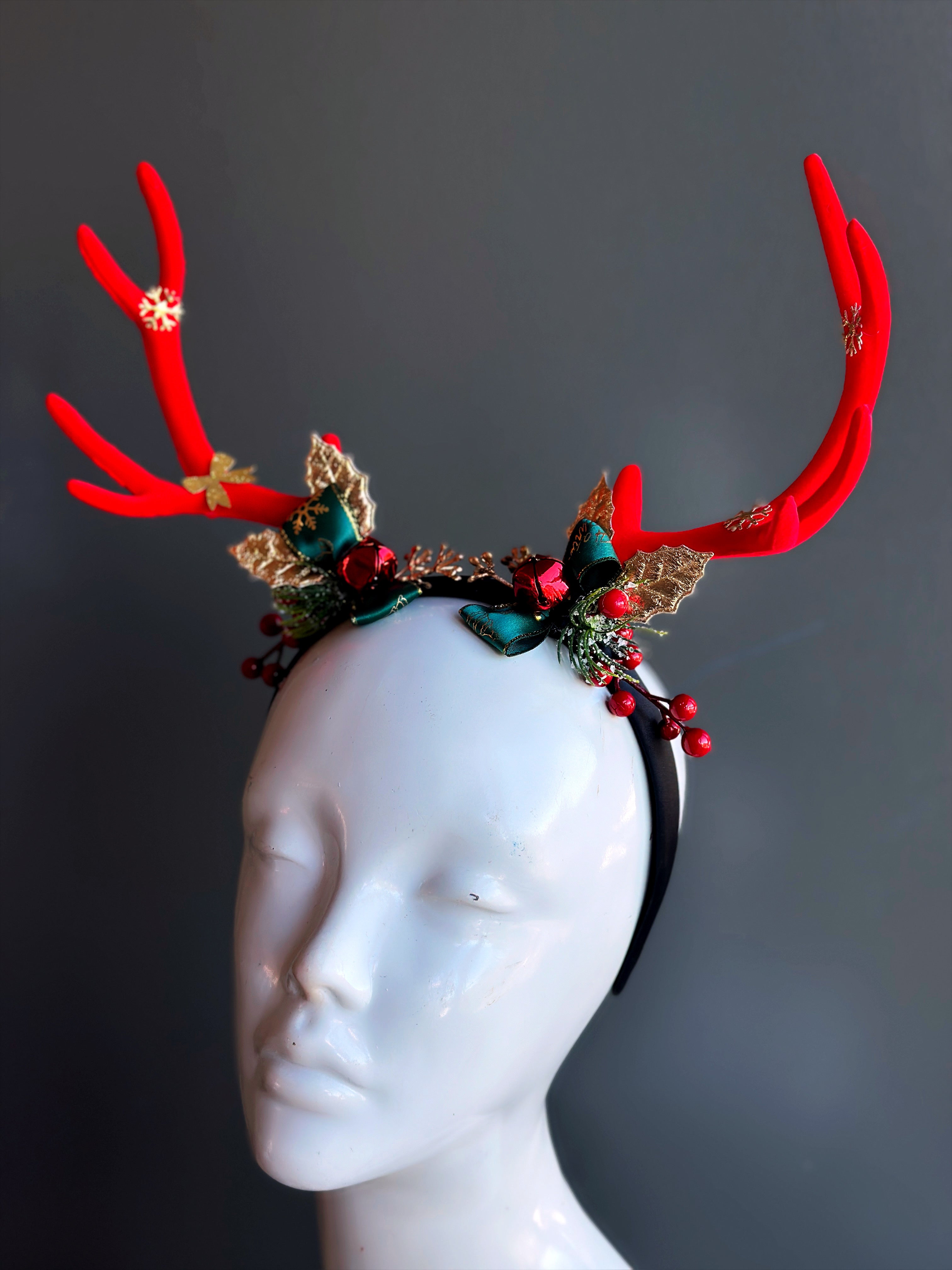 Christmas Deer Antler Headband