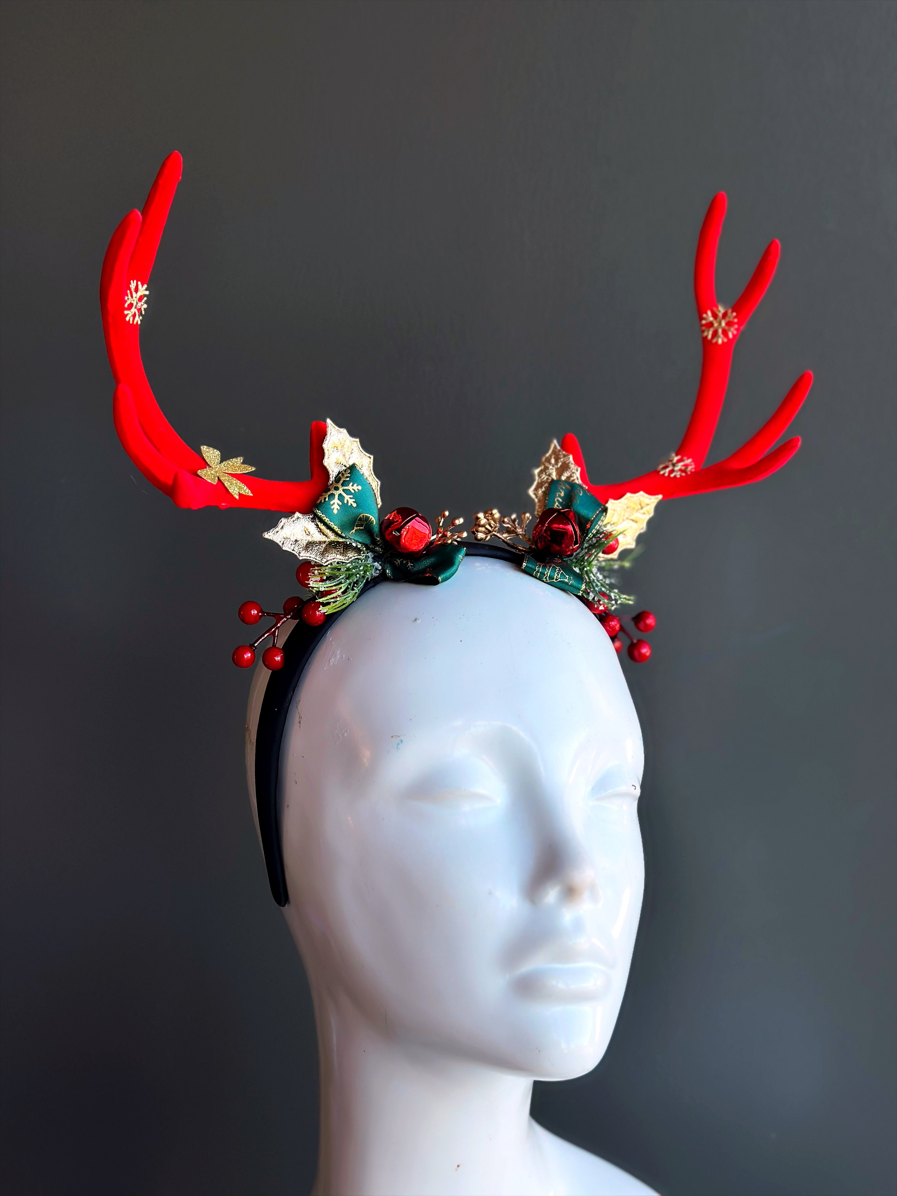 Christmas Deer Antler Headband