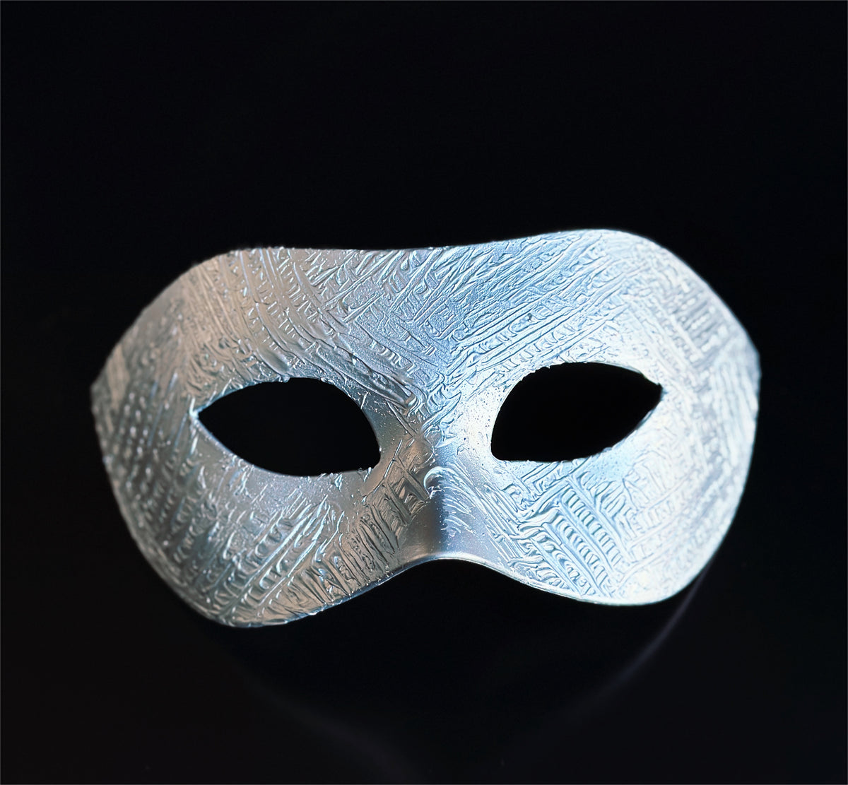 Silver Glacier Masquerade Mask