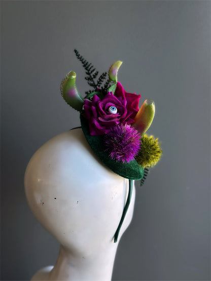Bewitched Rose Fascinator
