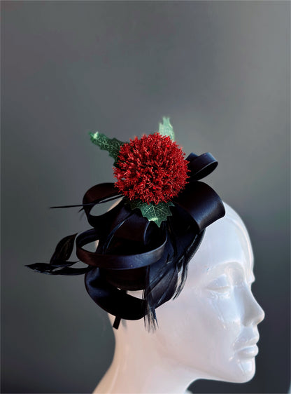 Christmas Flower Fascinator