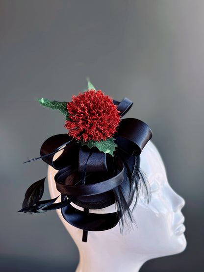 Christmas Flower Fascinator