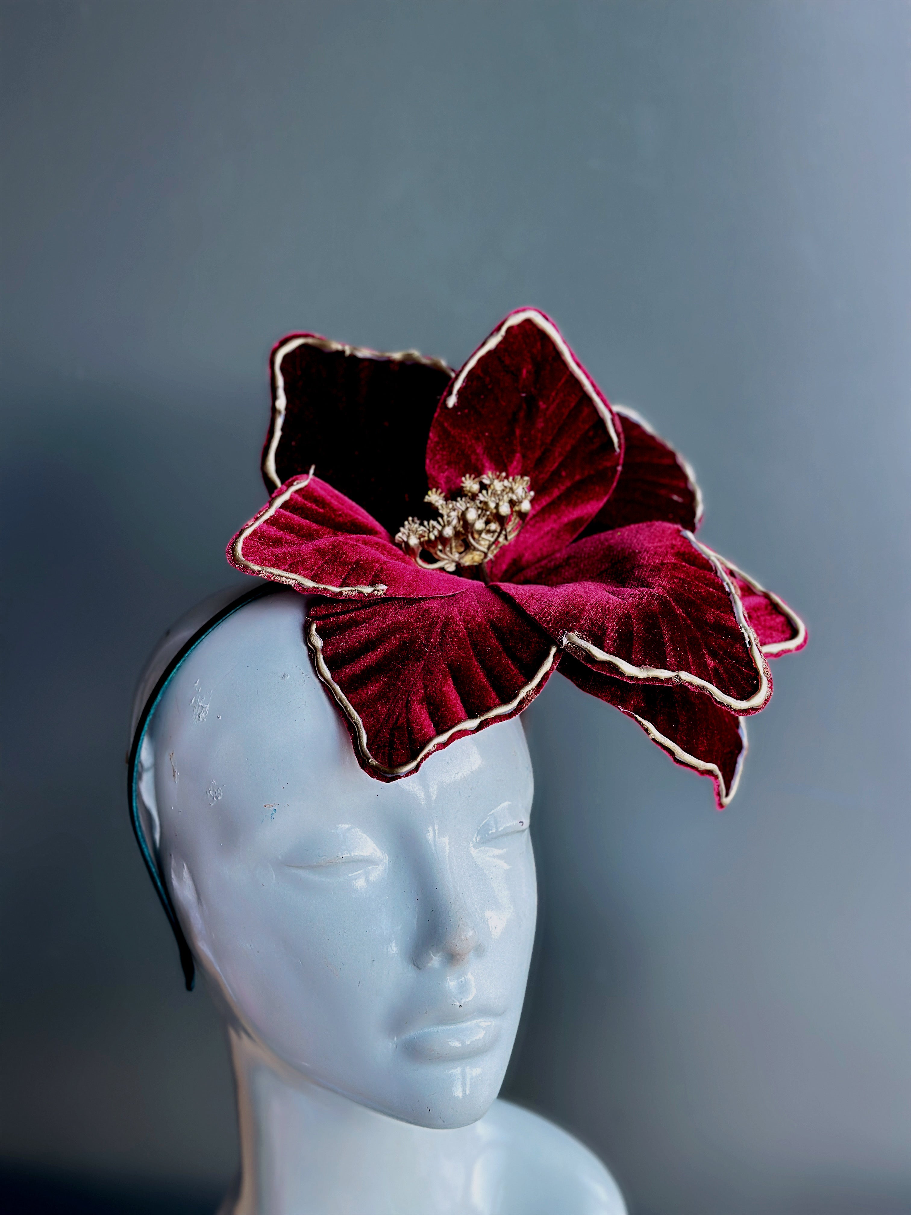 Christmas Poinsettia Headband