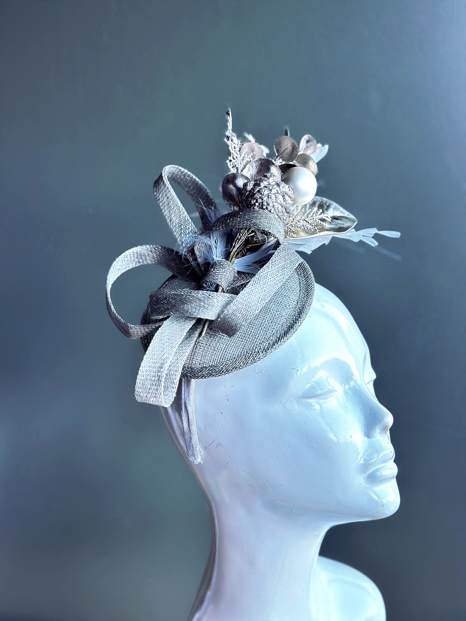 Frosty Forest Christmas Fascinator