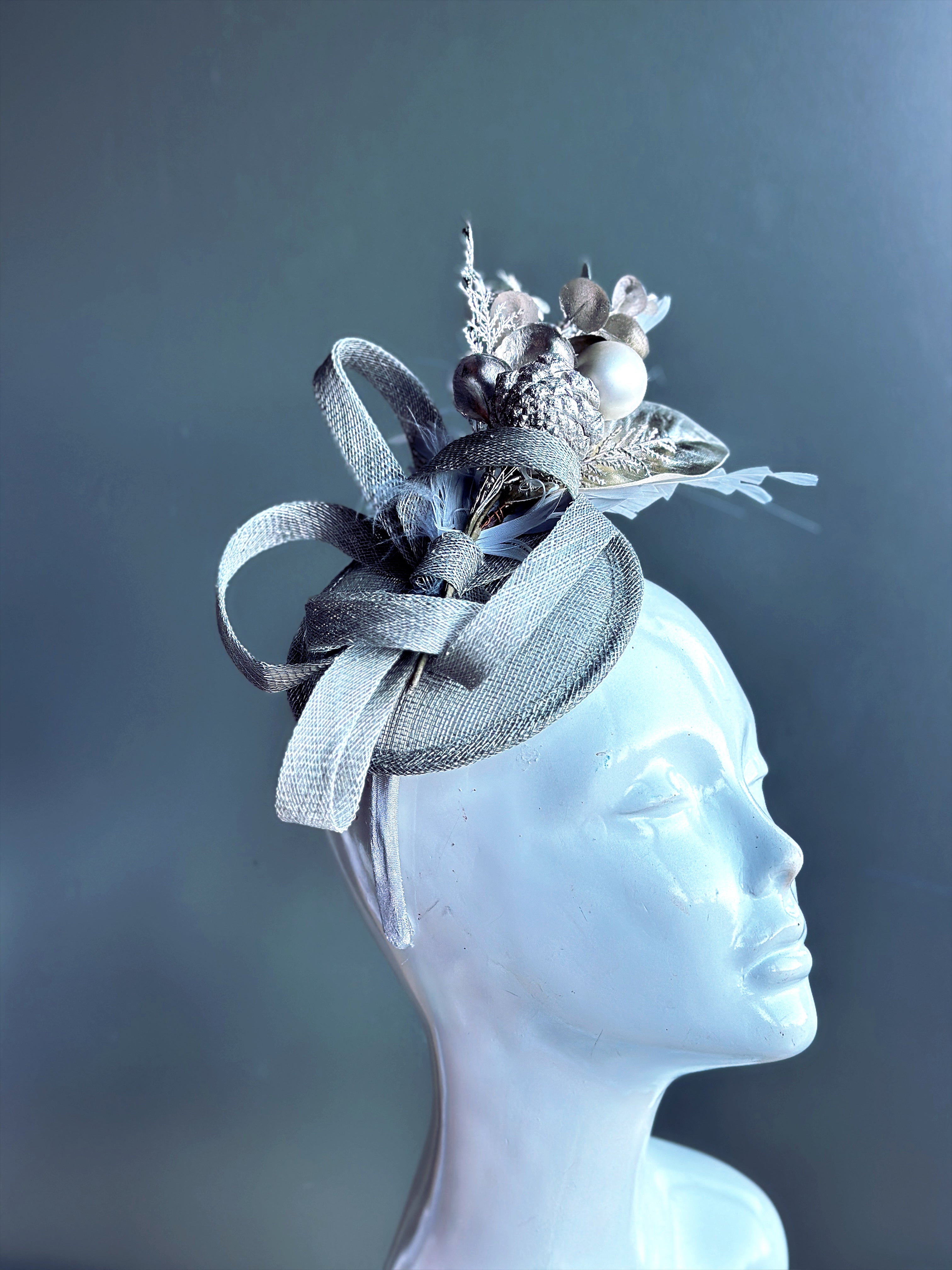 Frosty Forest Christmas Fascinator