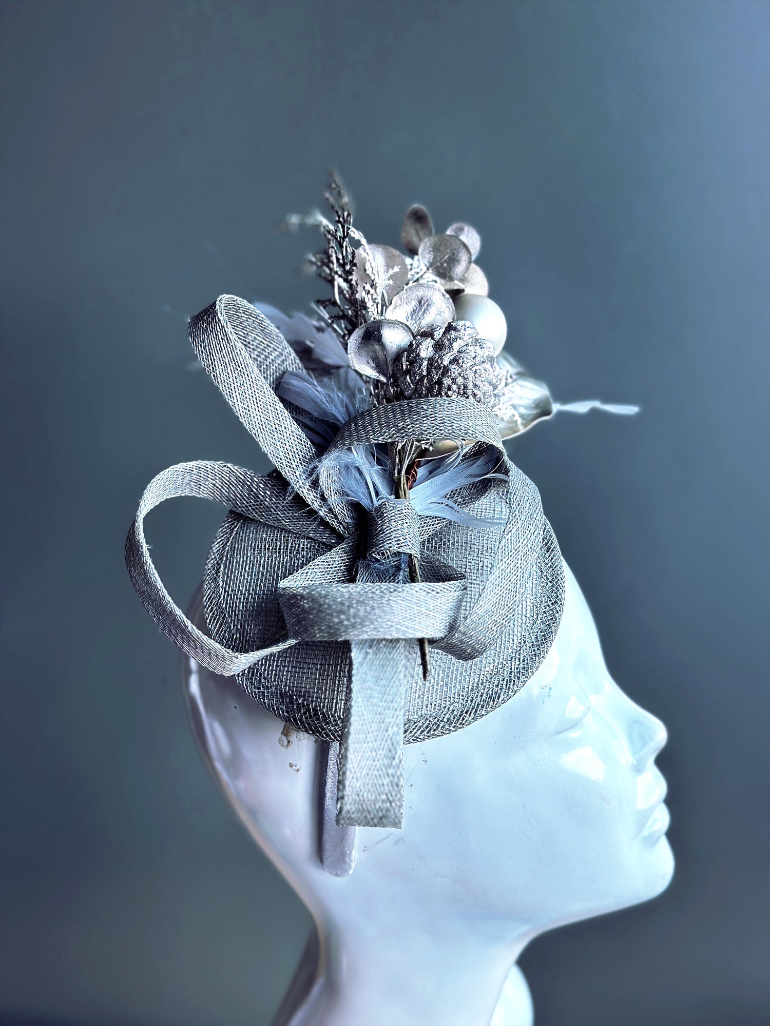 Frosty Forest Christmas Fascinator