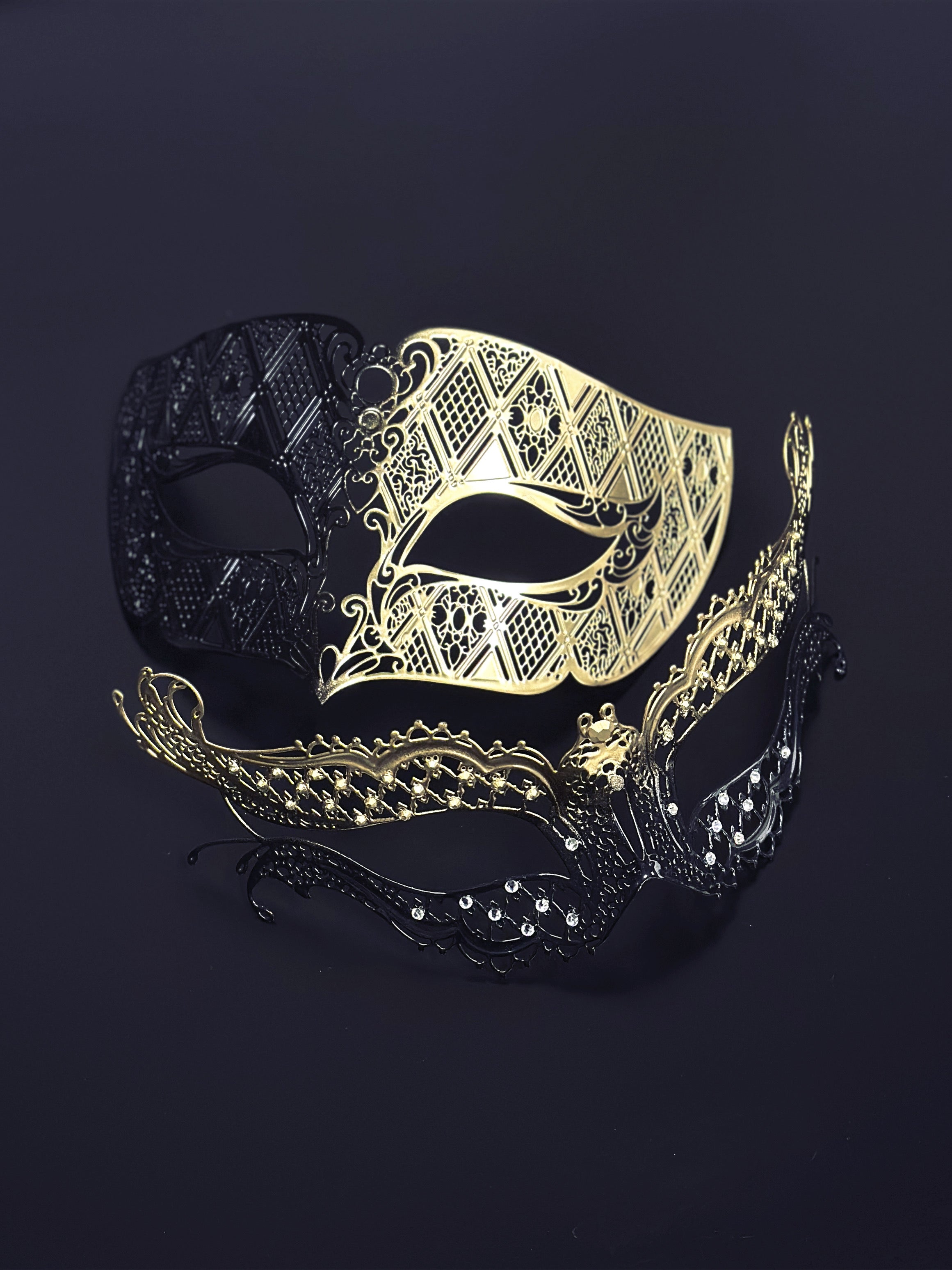 Midnight Royale - Black Gold Couples Set