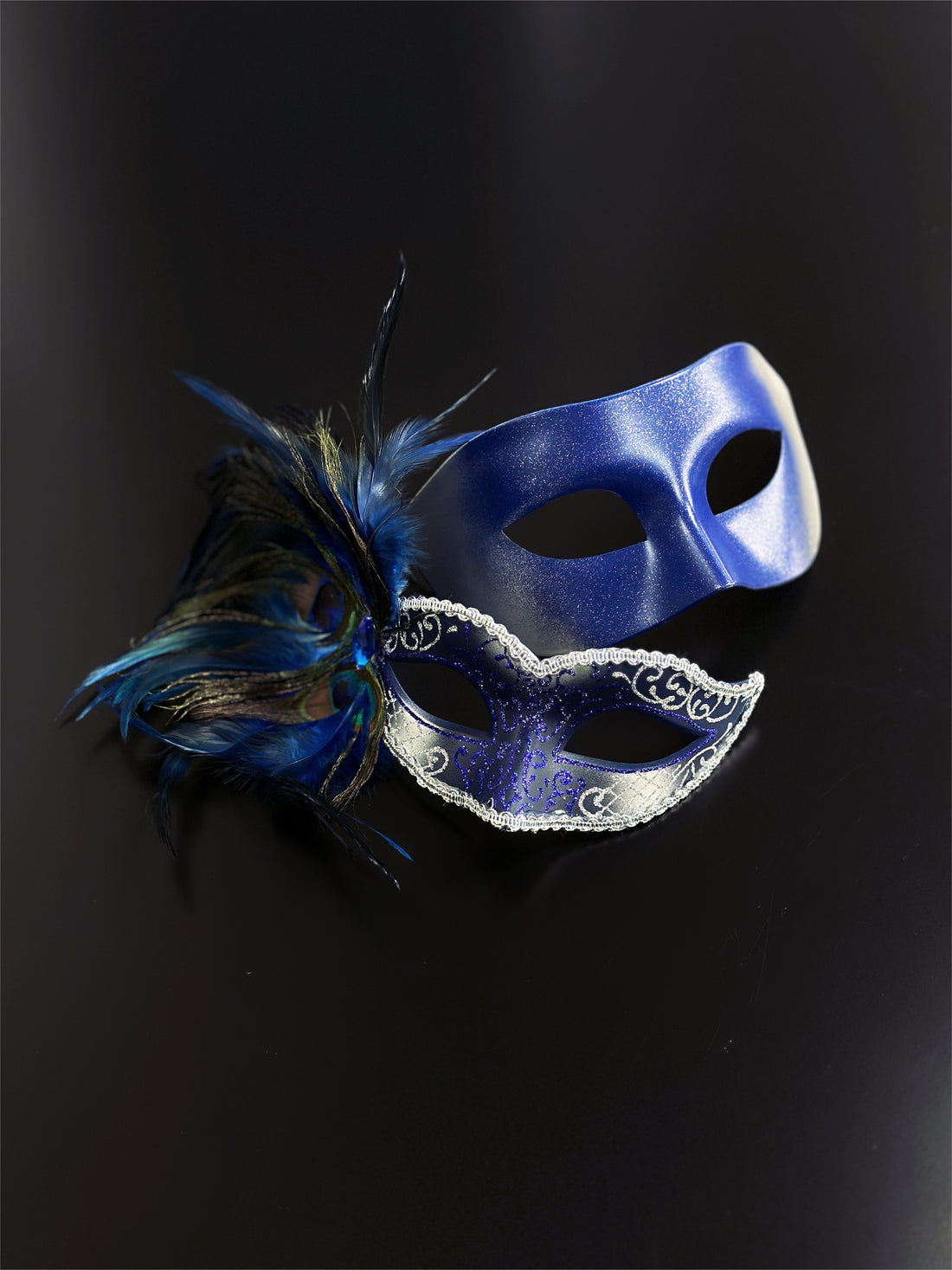 Moonlit Majesty Pair - Peacock Feathers