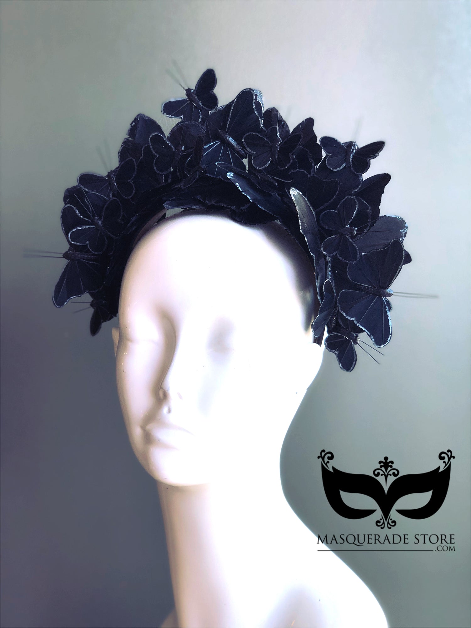 Women Butterfly Headband -Black