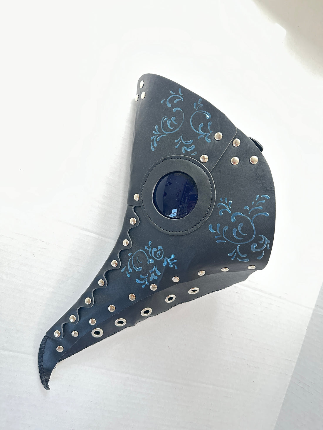 Black Blue Plague Mask