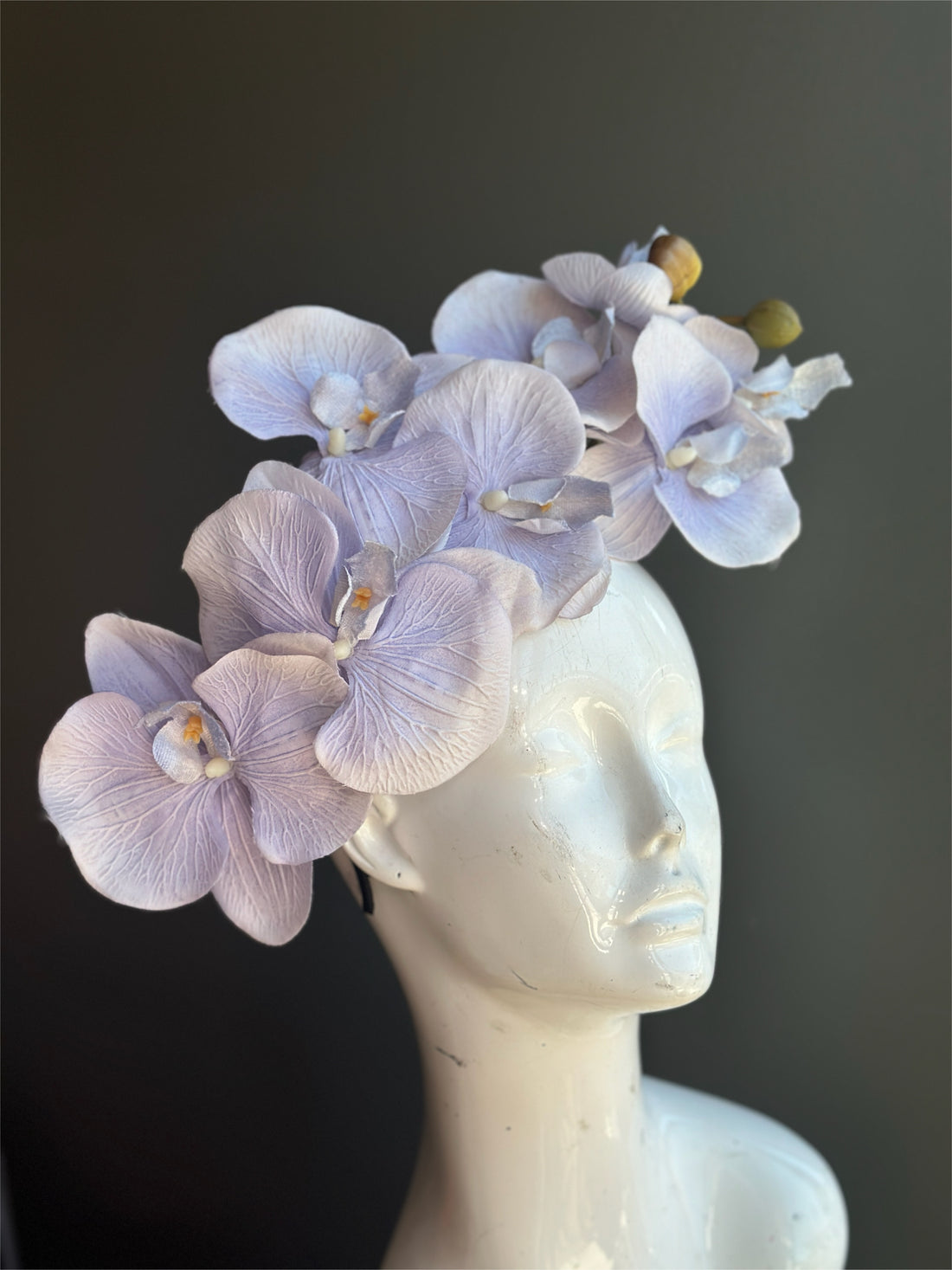 Orchid Fascinator – Lilac