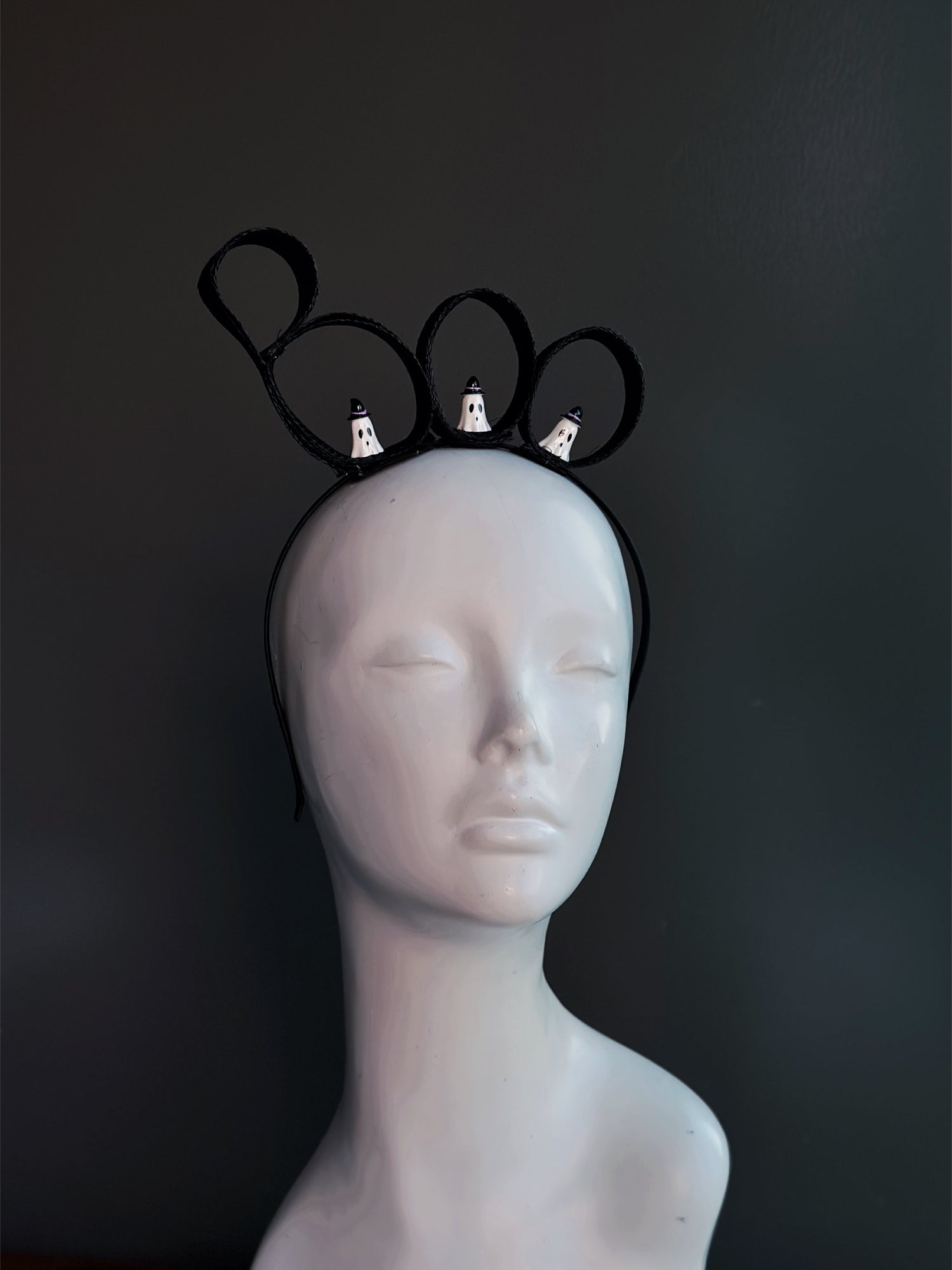 Ghost Loop Fascinator Hat – Halloween