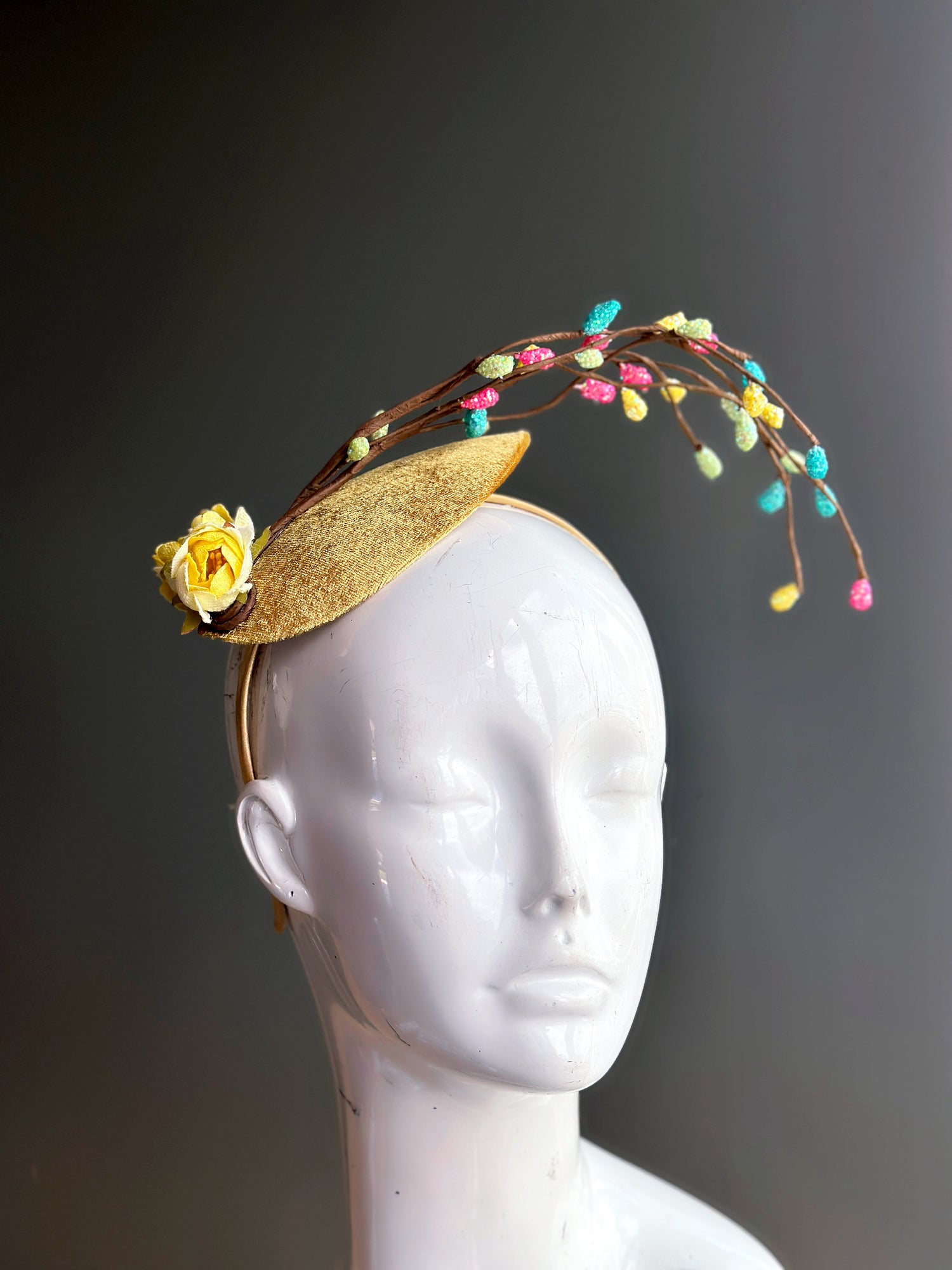 Vibrant Easter Fascinator