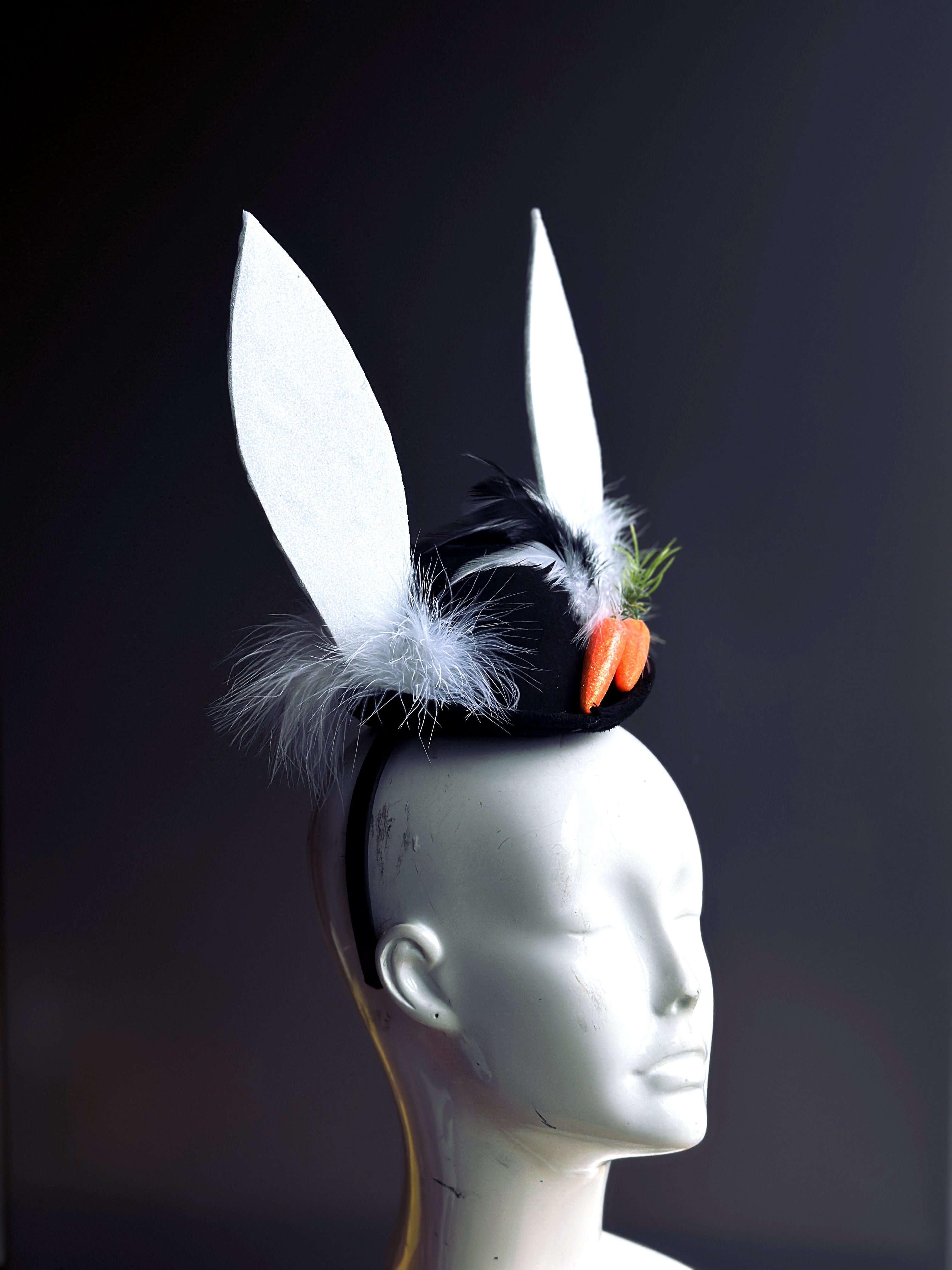 White Rabbit Carrot Hat