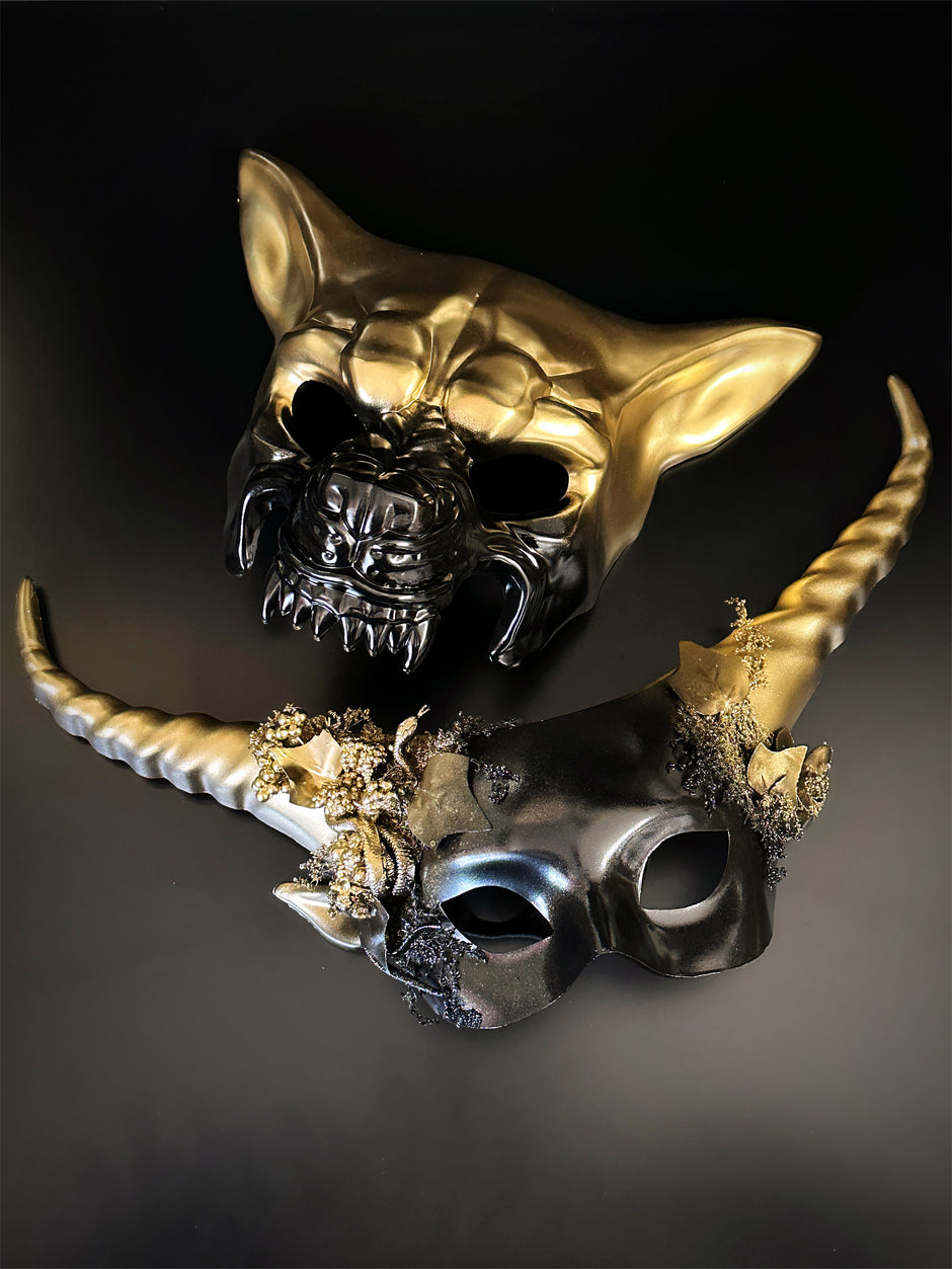 Theomorphism Ritual Masks Animal Skull Headdress & Pagan Ritual Masks | Skull Headdress ...