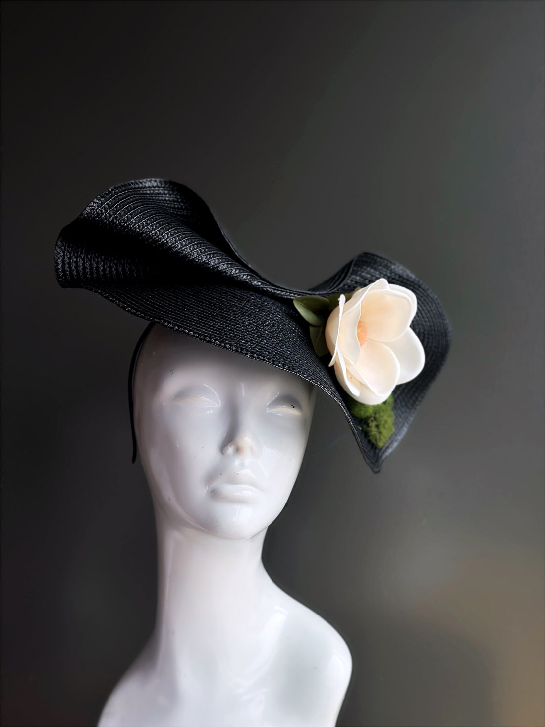 Black Straw Hat - Magnolia &amp; Moss