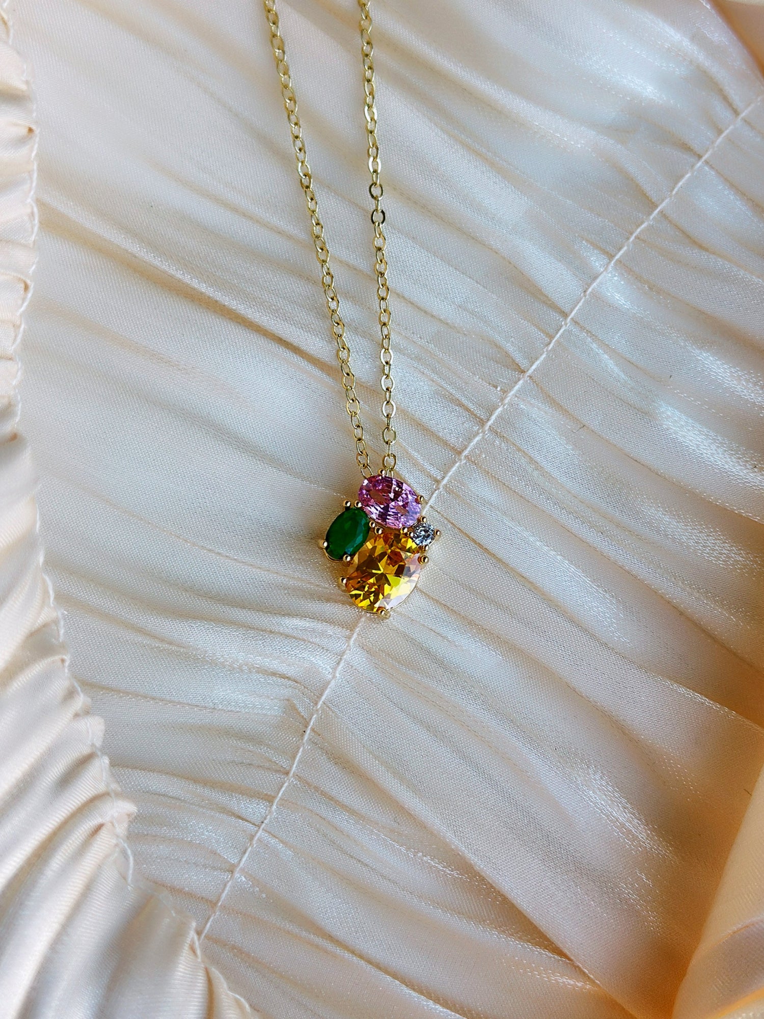 Ophelia - Necklace (Gold/Multicolor)