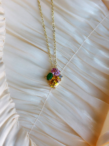 Ophelia - Necklace (Gold/Multicolor)